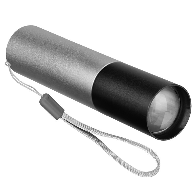 TaffLED LED Mini Flashlight USB Rechargerable Aluminium Body XPE - 3187