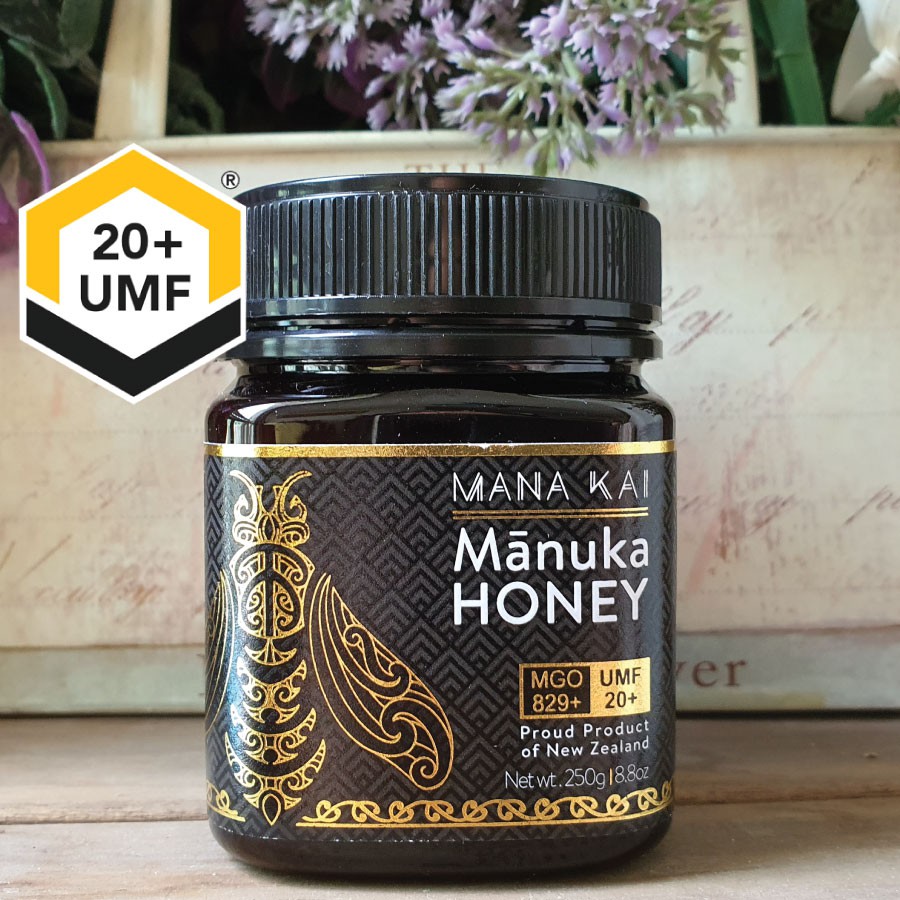 

MANA KAI MADU MANUKA HONEY UMF 20 + , 250g, MGO 842, BB Date: APR 2026, Madu New Zealand