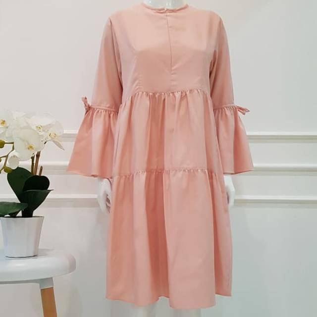 Tunik Toyobo Chanda (design by disiko) lengan terompet - atasan wanita- tunik katun