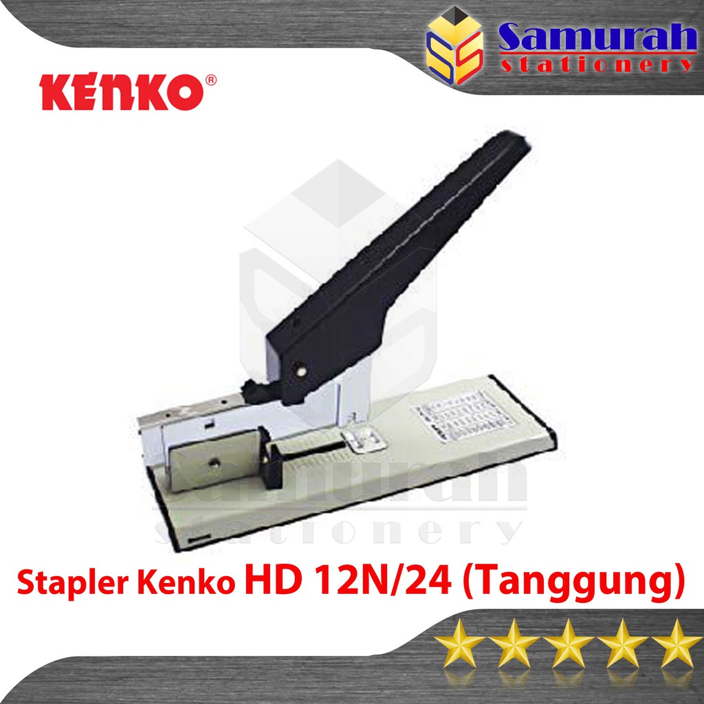 

Stapler Kenko HD 12N/24 Tanggung / Mesin Staples Jilid HD 12N 13 Sedang / Heavy Duty Stepler Buku