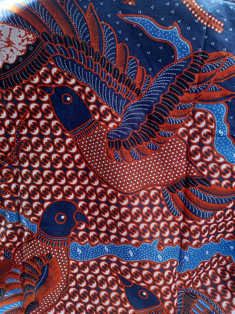 Peksi Langit Pendek Kemeja Batik Pria Full Furing Bahan Katun Halus Primisima