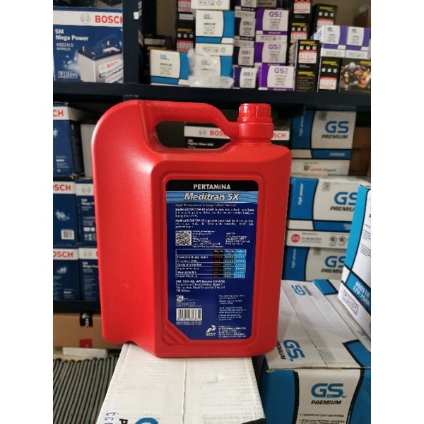 OLI PERTAMINA MEDITRAN SX SAE 15W-40 KEMASAN 10 LITER SAE 15W40 OLIE