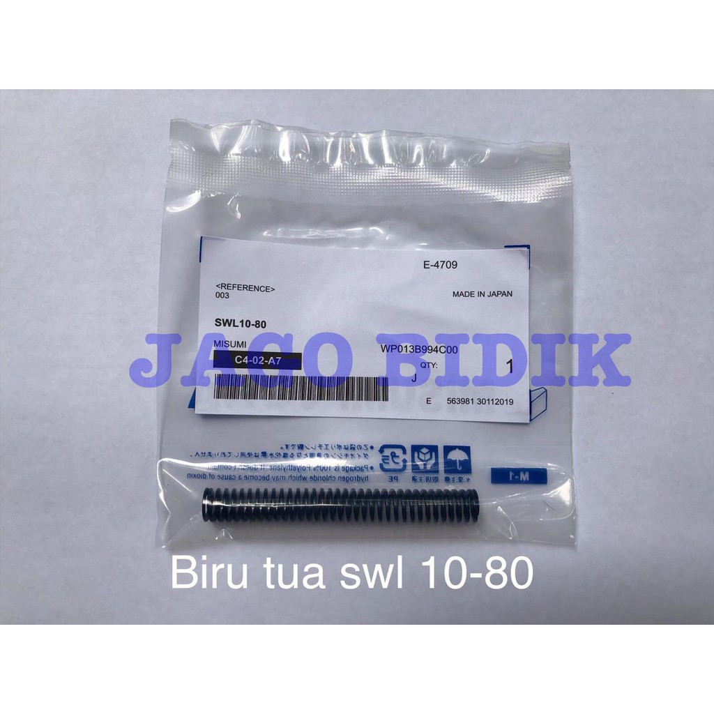 Per MISUMI Biru Tua SWL 10-80 - Per Misumi original japan - Per Mizumi