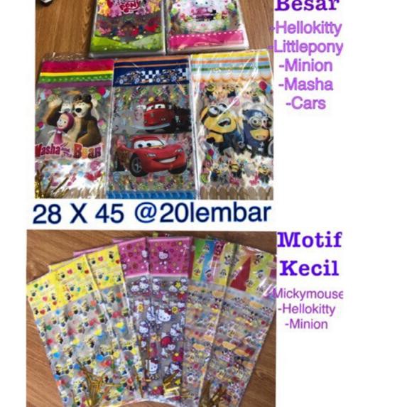 

Mall OPP 28x45 20lembar Plastik Snack Ulang Tahun