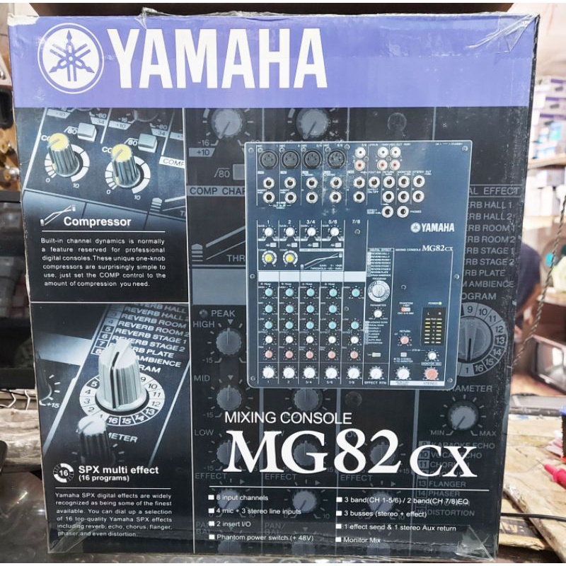 MIXER YAMAHA 8 CHANNEL MG 82CX YAMAHA MG82CX