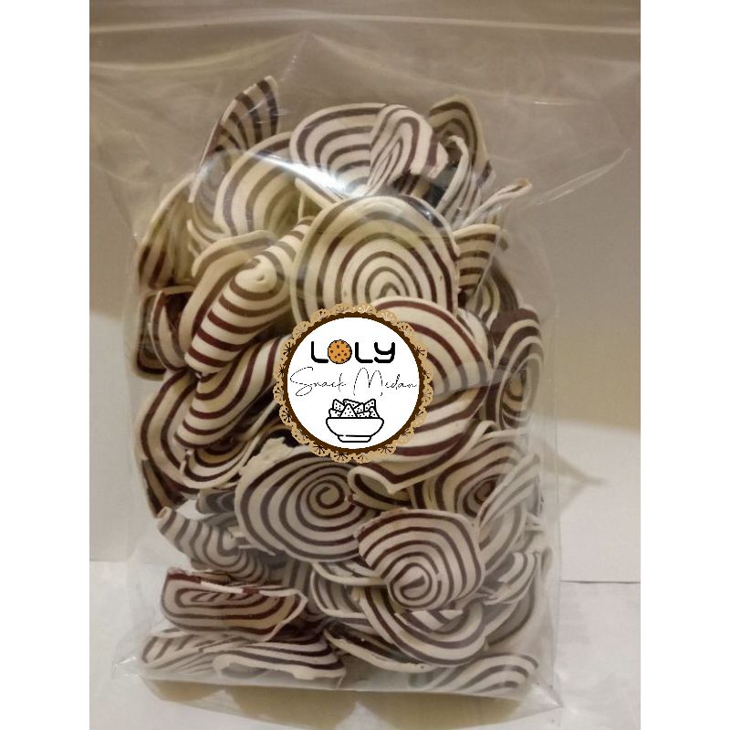 

Snack Kuping Gajah Vanilla Premium Original 250gr. Asli Medan. Snack Medan. Jajanan Khas Medan