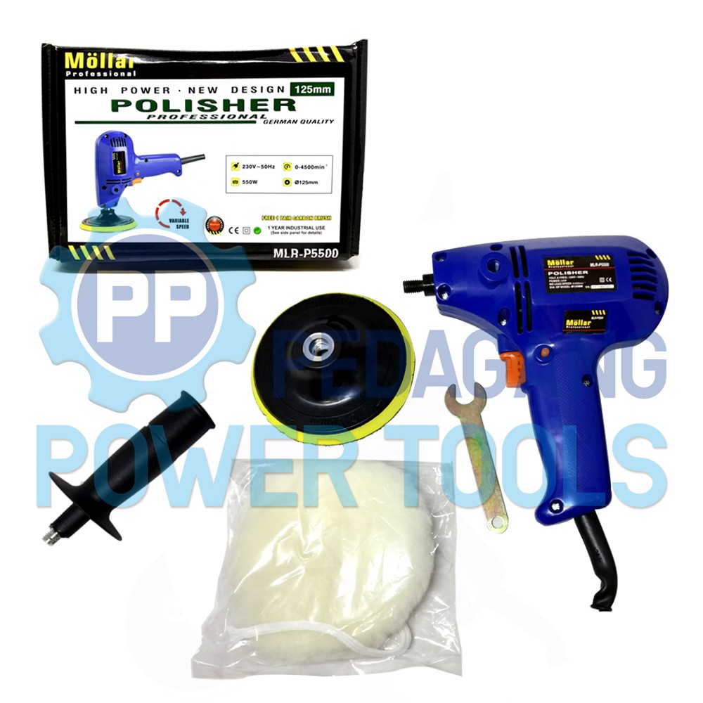 MESIN POLES MOBIL VARIABLE SPEED CAR POLISHER MOLLAR MLR P5500