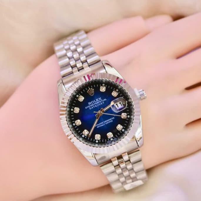 promo | diskon | sale JAM TANGAN PRIA ROLEX RO0151 PLAT BIRU SEMI SUPER terbaik | terlaris