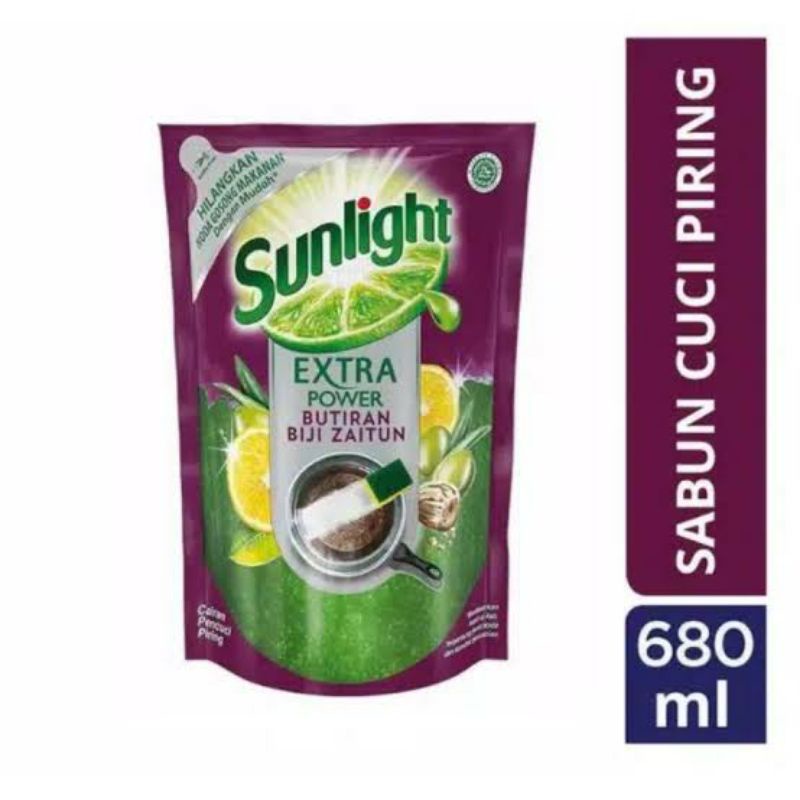 SUNLIGHT Extra Power Sabun Cuci Piring 680ml