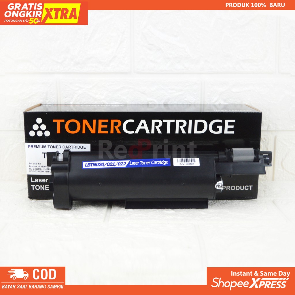 Toner Cartridge B022 untuk printer Brother HL-B2080DW/DCP-B7535DW/MFC-B7715DW/DCP-B7530DN/MFC-B7700D