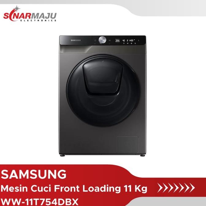 MESIN CUCI 1 TABUNG SAMSUNG FRONT LOADING 11 KG WW-11T754DBX XXVGDF35415