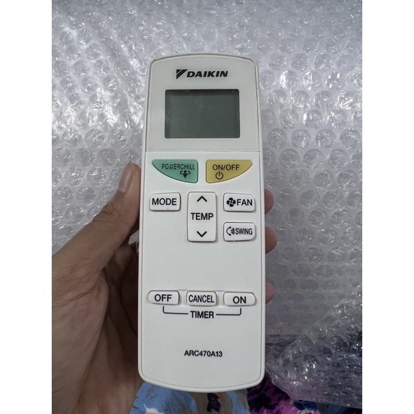 REMOTE REMOT AC DAIKIN ARC470A13 ORIGINAL ASLI