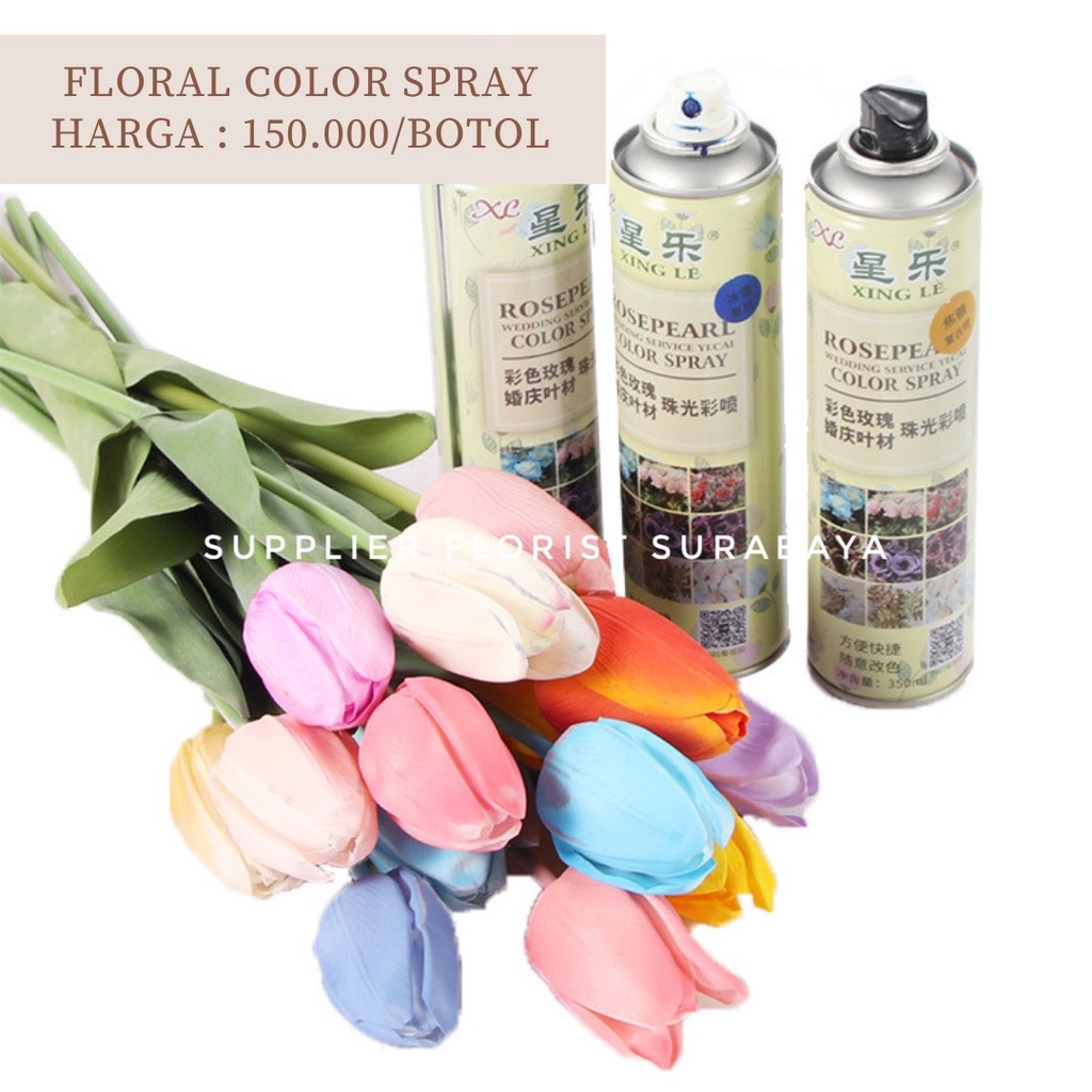 FLORAL SPRAY SEMPROT BUNGA CAT BUNGA ASLI FRESH FLOWER DESIGN MASTER