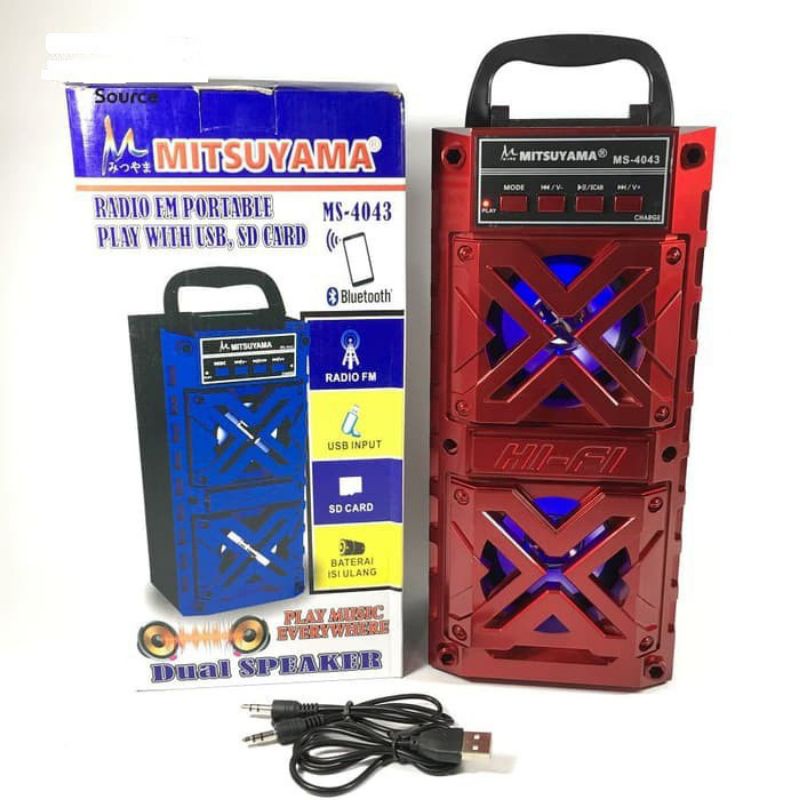 speaker bluetooth mitsuyama ms 4043