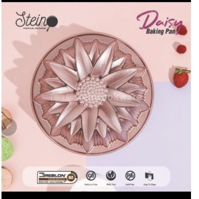 steincookware Stein Granite Bake Pan Daisy Crystal / loyang kue marmer