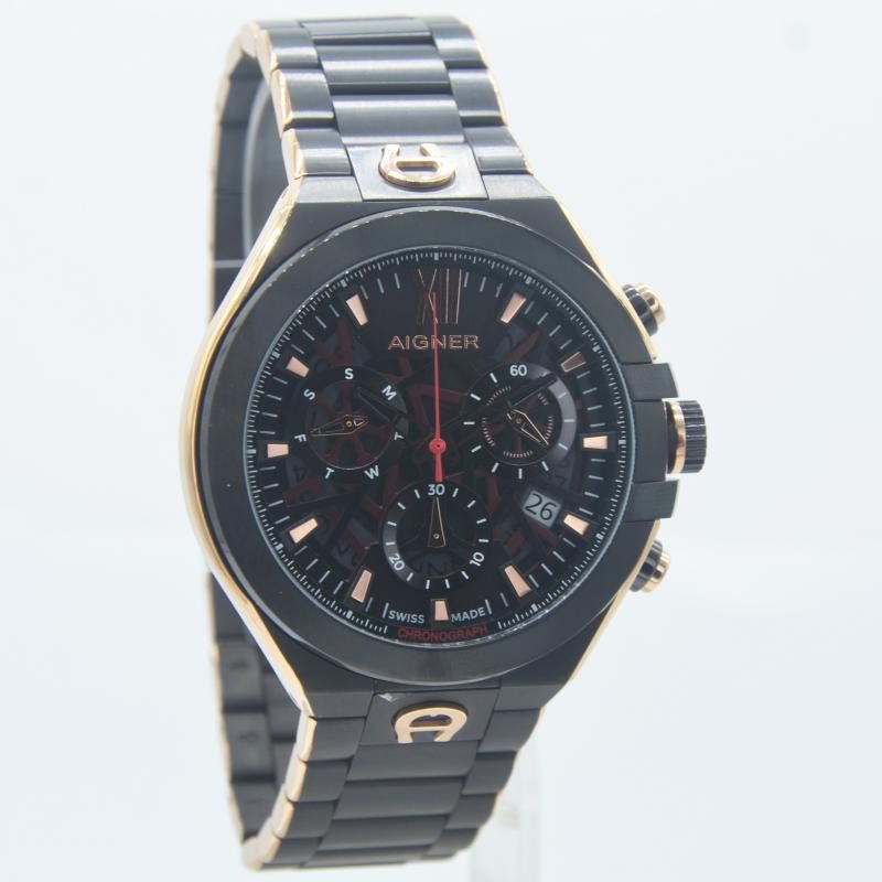 Jam Tangan Pria Aigner A151102 Rantai Original Swiss Made