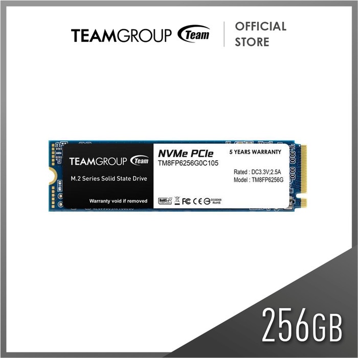 Teamgroup SSD M.2 2280 PCI-e 3.0 x4 with NVMe MP33 256GB
