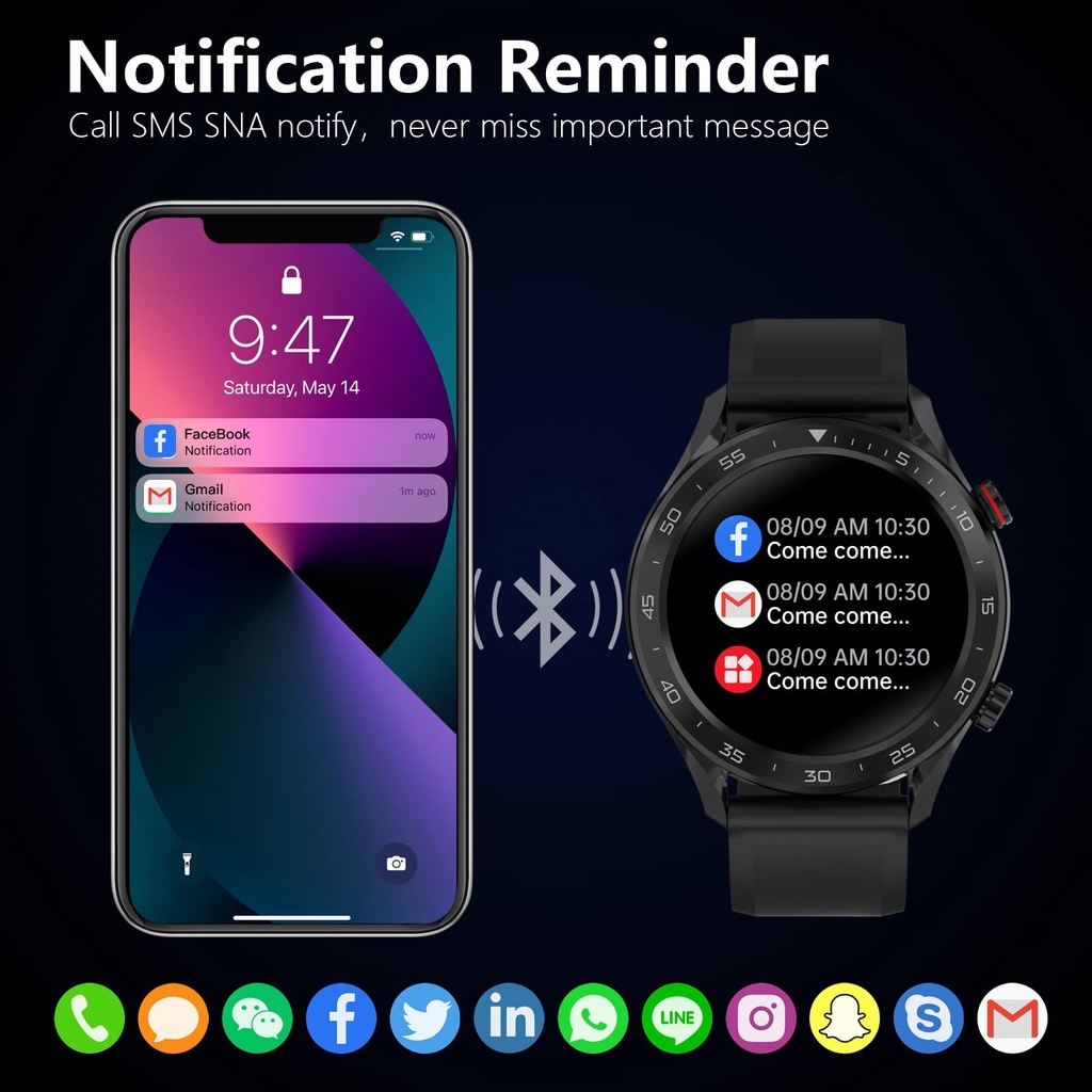 Bozlun Smart Watch Pria Anti Air Jam Tangan Digital Pria Jam Tangan Lari Wanita Bluetooth Smartwatch C21