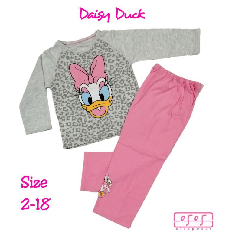 Baju tidur kaos anak perempuan Daisy duck