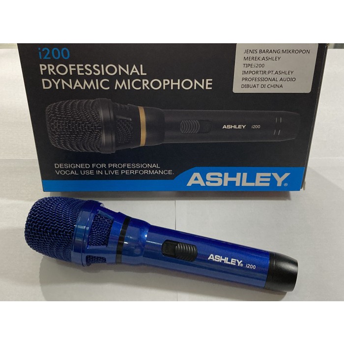 Mic Ashley I200 Dynamic Microphone Ashley I200