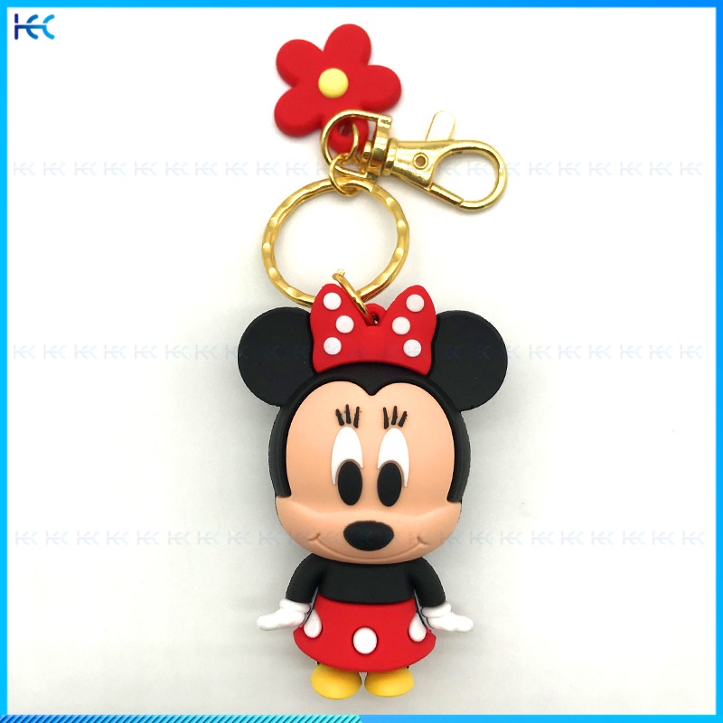 2022 Fashion cartoon key chain Mickey Minnie stilch pendant couple car key pendant