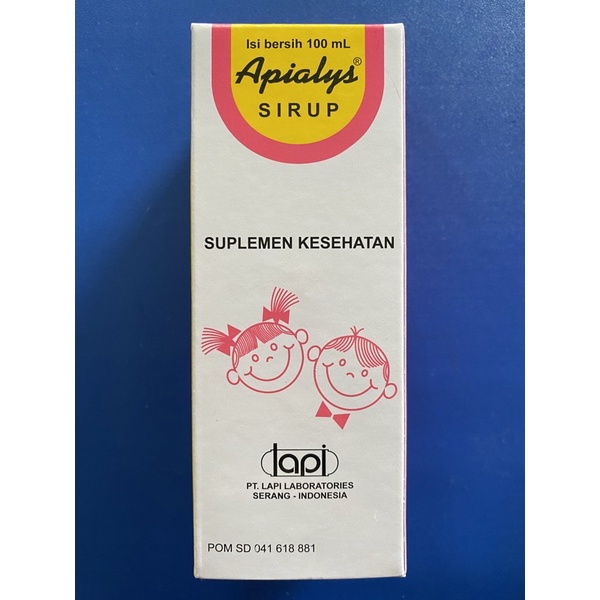 APIALYS SIRUP | SUPLEMEN MAKANAN | VITAMIN ANAK