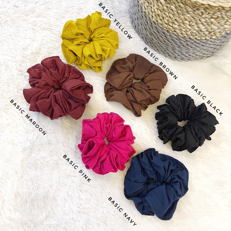 SCRUNCHIE MOTIF / TALI RAMBUT / IKAT RAMBUT / KARET GELANG