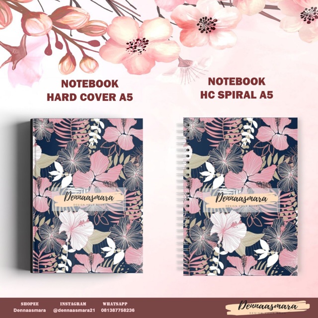 

Notebook A5 HC Costume Flowers A