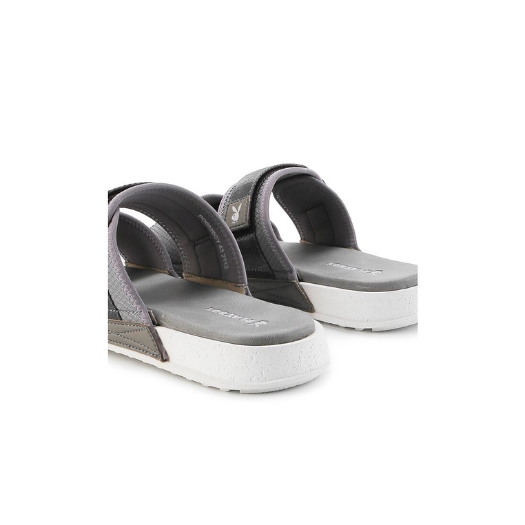 SANDAL SLIDE PLAYBOY PRIA ORIGINAL CASUAL BRANDED ASLI ABU-ABU PL12