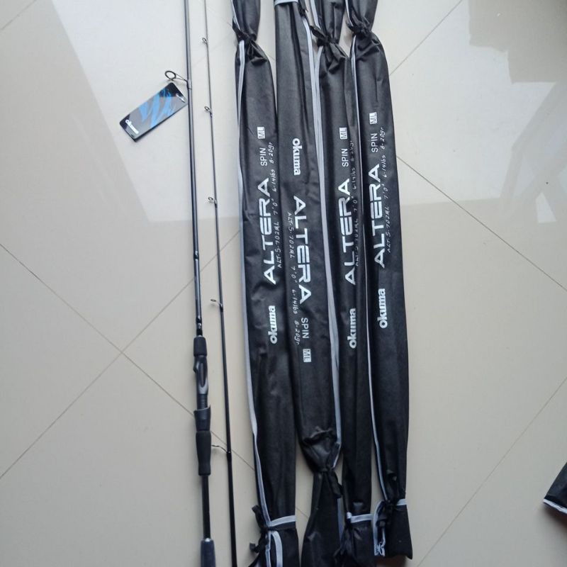 joran spining okuma altera 702ML 6-14lb