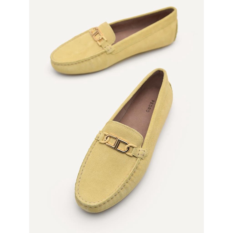 SEPATU PANSUS PEDRO WANITA ORIGINAL LOAFER CASUAL BRANDED KUNING PW008
