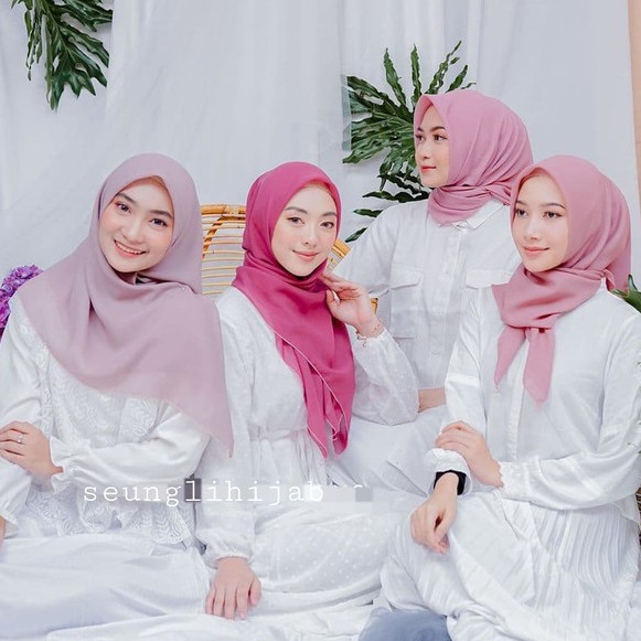 HARGA TERMURAH JILBAB BELLA SQUARE SEGI EMPAT / HIJAB BELLA SQUARE TERBARU WARNA TERLENGKAP