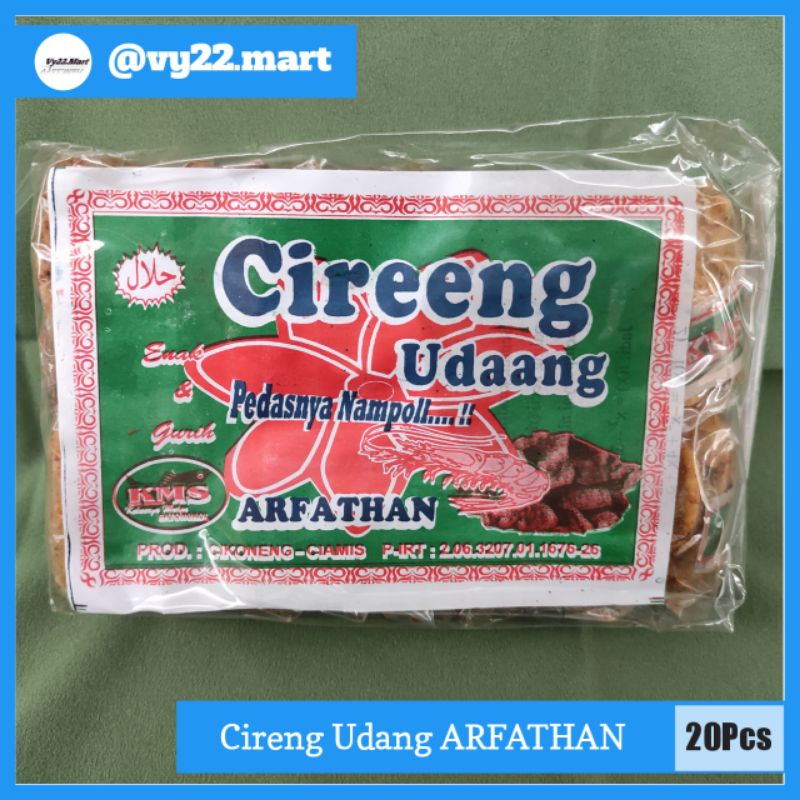 

Cireeng Udaang Cireng Udang Cemilan Pedas Gurih 1 Pak isi 20Pcs