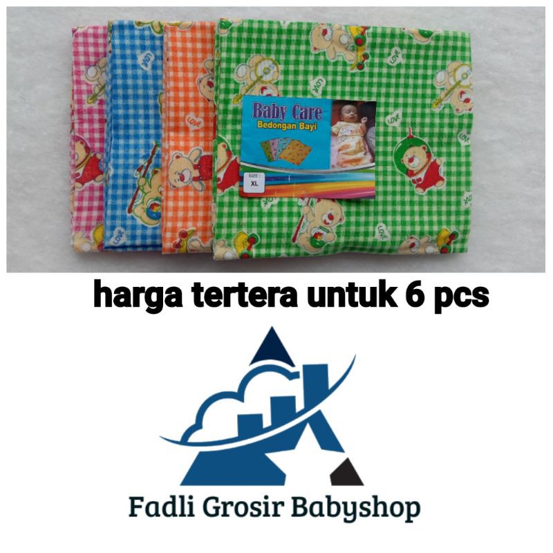 Bedong Bayi Kotak Isi 6 Pcs Termurah