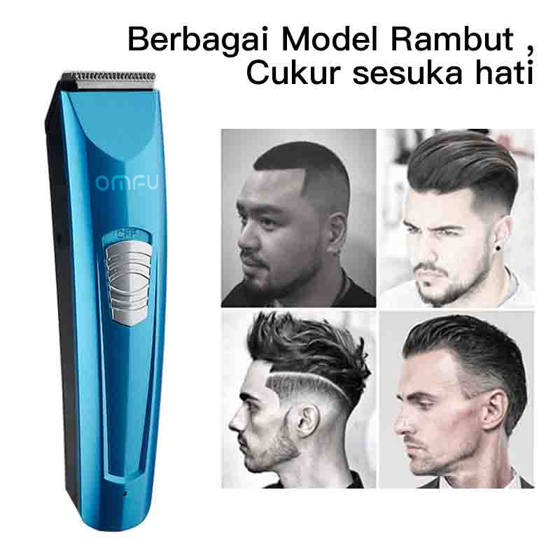 Omfu Alat Cukur Elektrik Shaver Alat pencukur Alat Potong Rambut Cukur jenggot Listrik Portable OMFU