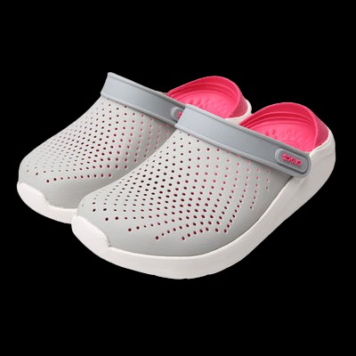 Crocs / Sandal Crocs / Crocs Literide / Literide / Sandal Pria / Lite Ride / Sepatu Sandal Perawat-ABU PINK