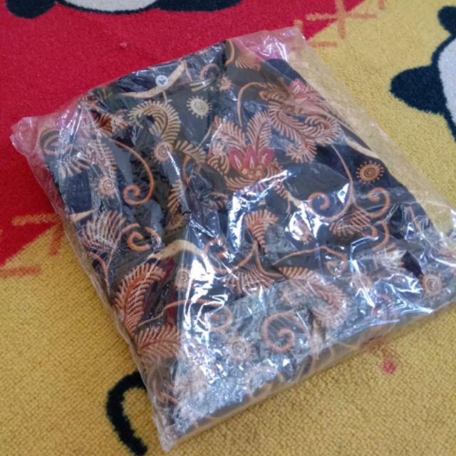 Bswart Batik Hrb026 Kenongo Hem Pendek Padi Pekalongan M L Xl Batik Pria Murah Modern Grosir