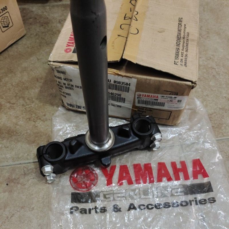 Segitiga bawah T stang Setir Stir Bawah Under Bracket Comp Yamaha Mio Soul Karbu Original 14D-F3340-