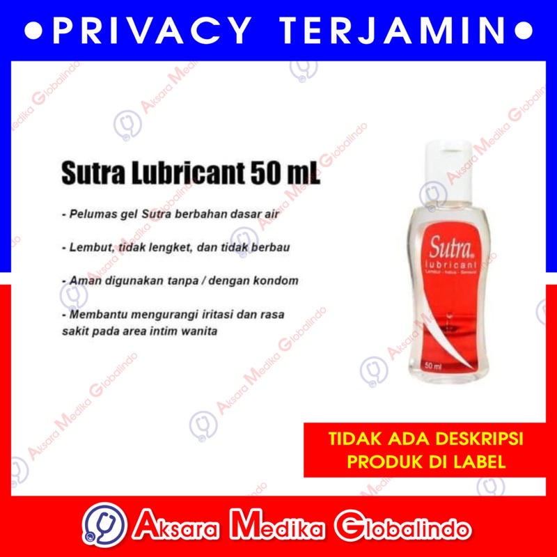 SUTRA LUBRICANT GEL 50ML PELUMAS GEL PELUMAS SUTRA