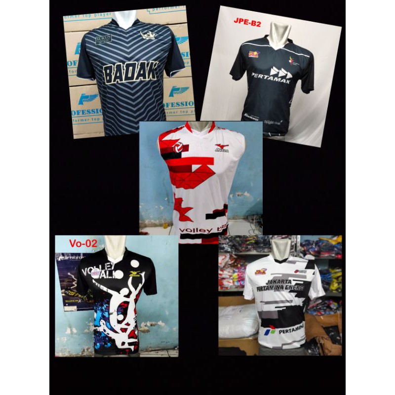 kaos voli proliga baju voli proliga baju jersey atasan olahraga pria dan wanita