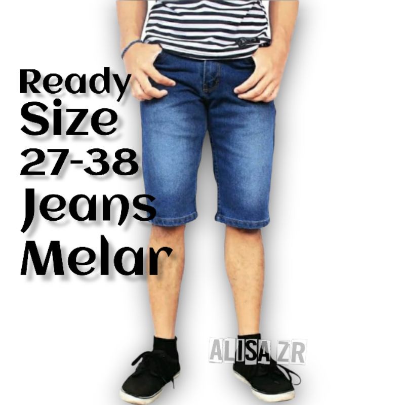 Celana pendek pria jeans snow street Premium distro