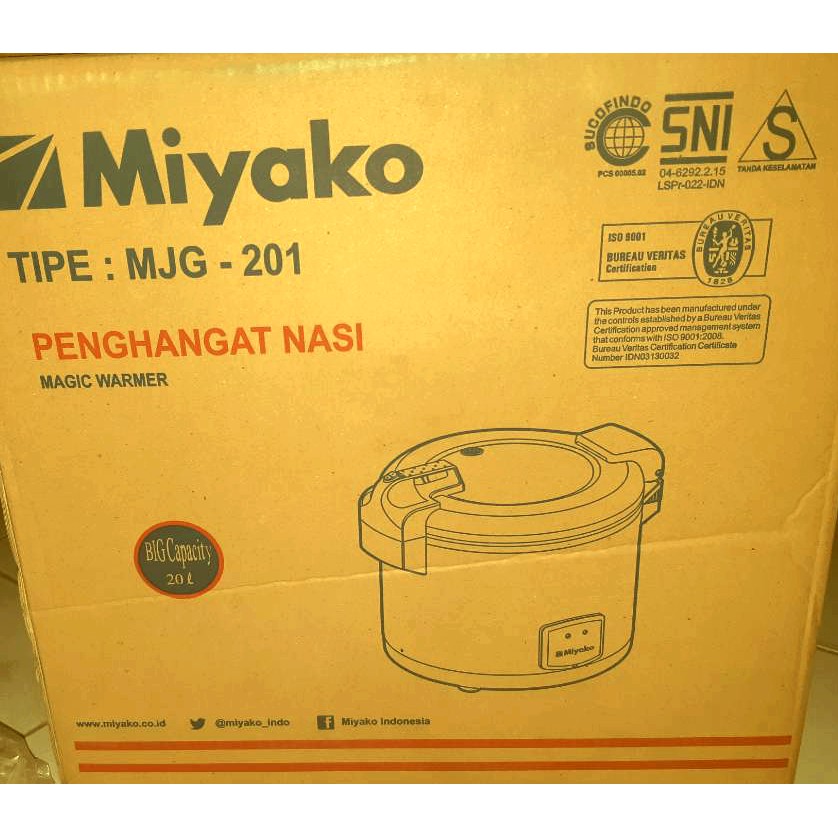 Magic jar miyako mjg 201 Penghangat 275 Watt 20liter garansi resmi 1tahun