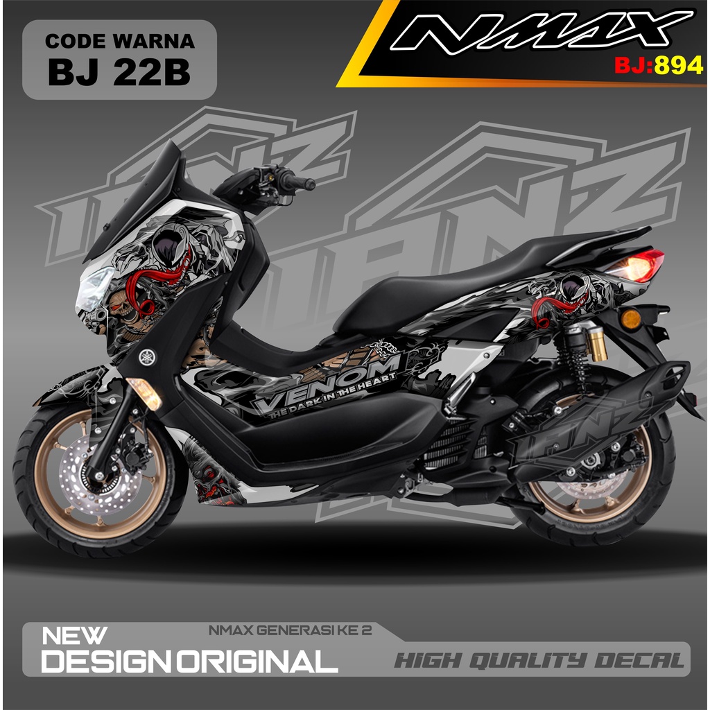 STICKER DECAL ALL NEW NMAX / DECAL FULL BODY NMAX / DECAL STIKER FULL BODY NMAX / STIKER DECAL NMAX TERBARU