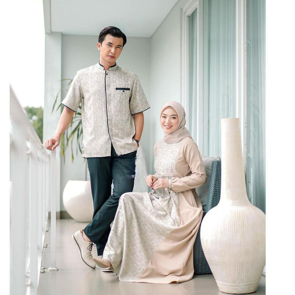 Modern.. BATIK NAFASTORE SARIMBIT BAJU COUPLE GAMIS ZIYA BUSI GAMIS COUPLE LEBARAN GAMIS SYARI GAMIS