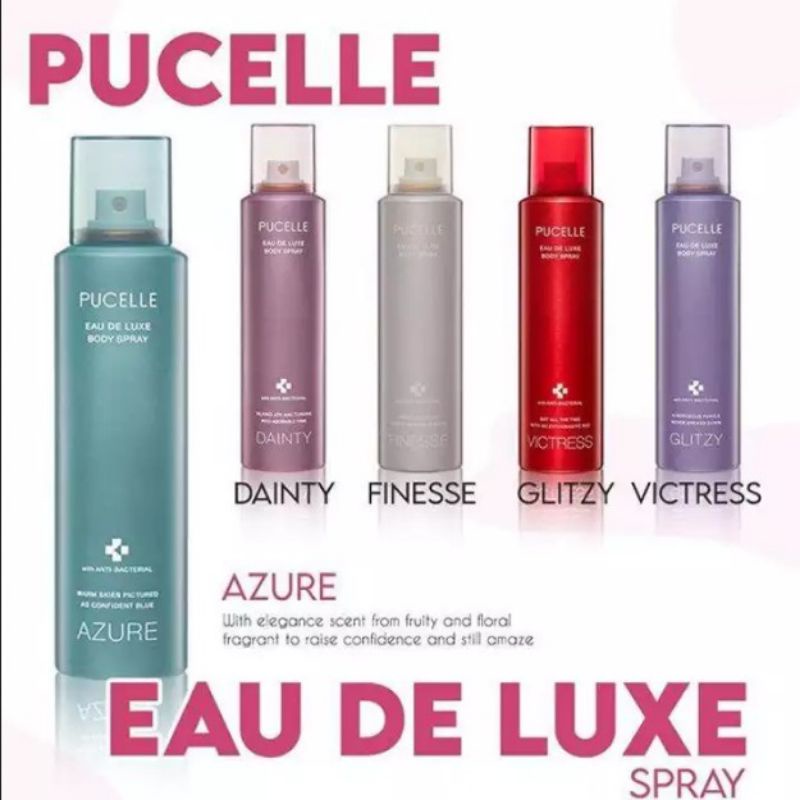 Pucelle Eau De Luxe Body Spray 150ml~Parfume Pucelle Original 100%