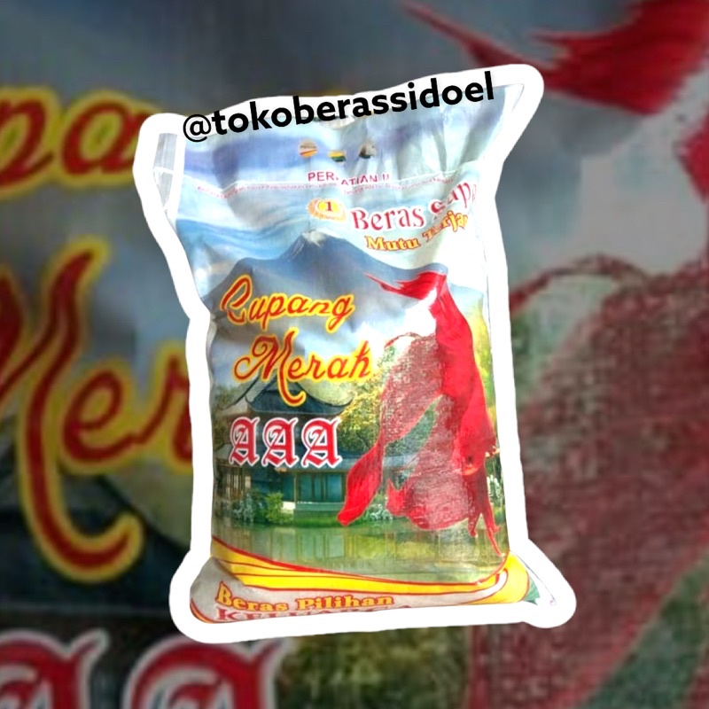 

Beras Super Premium Cap Cupang Merah 10Liter