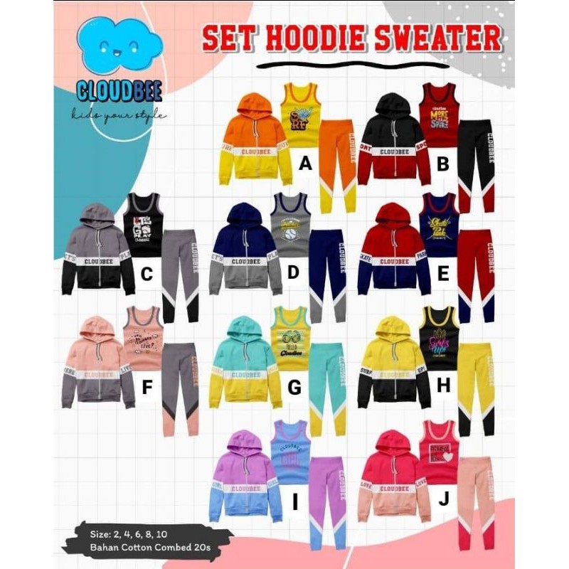 Cloudbee Set Hoodie 3in1