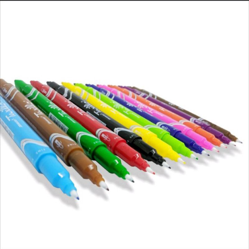 

Pen Standard Twillo / Dual tip Marker Board & Fine Tip Highlighter ( Satuan)