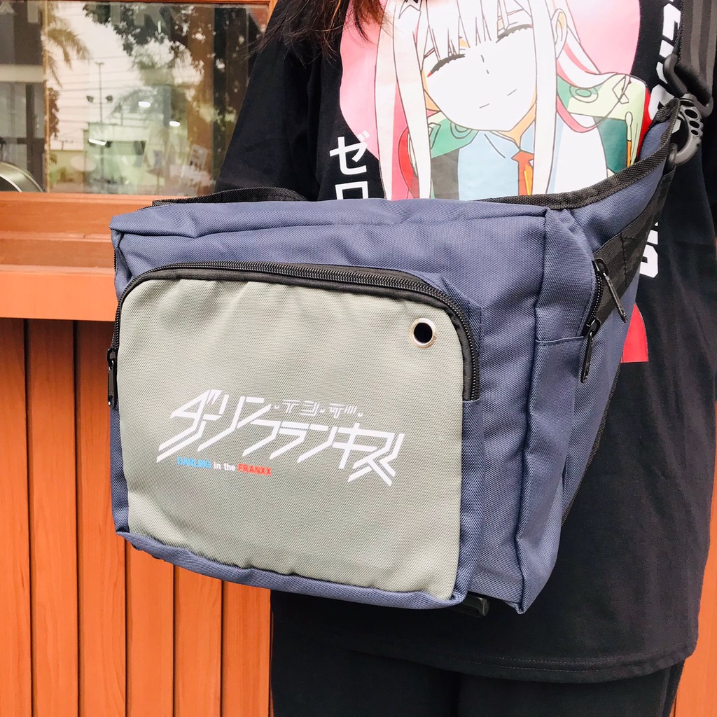 Slingbag Amplify Darling In The Franxx Logo Anime Manga Premium Unisex