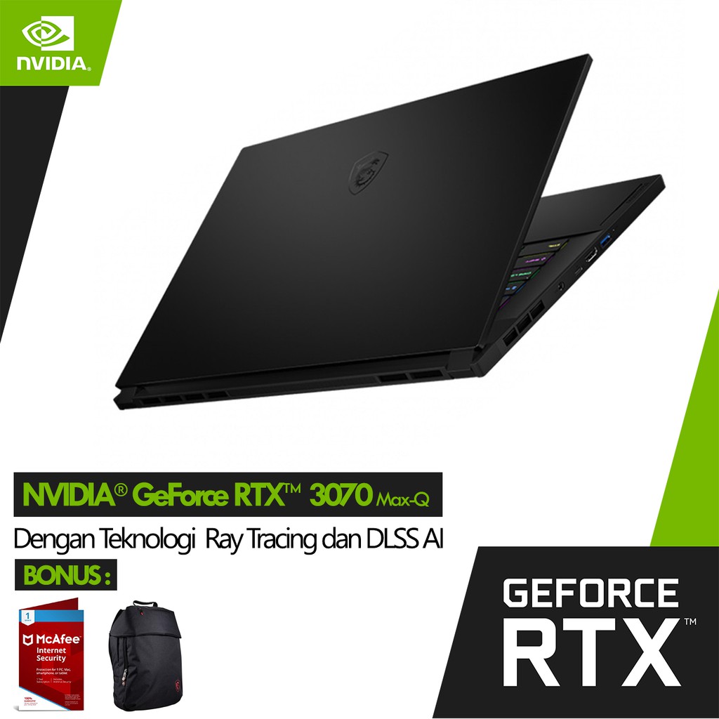 MSI GS66 10UG / 9S7-16V312-253 GeForce RTX Intel Core i7-10870H